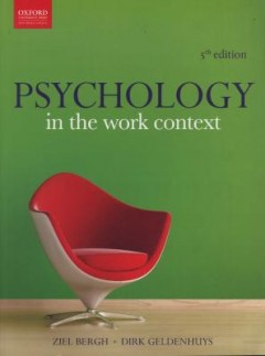 Psychology In The Work Context (Paperback, 5th Revised edition)