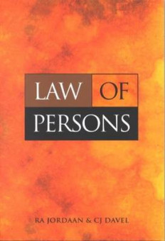 Law of Persons (Paperback, 4th edition)