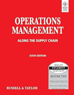 Operations Management: Along the Supply Chain